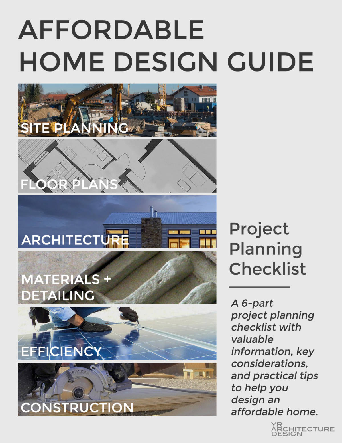 Affordable Home Design Guide  A Project Planning Checklist