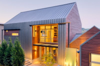 Conception de toit à pignon moderne simple